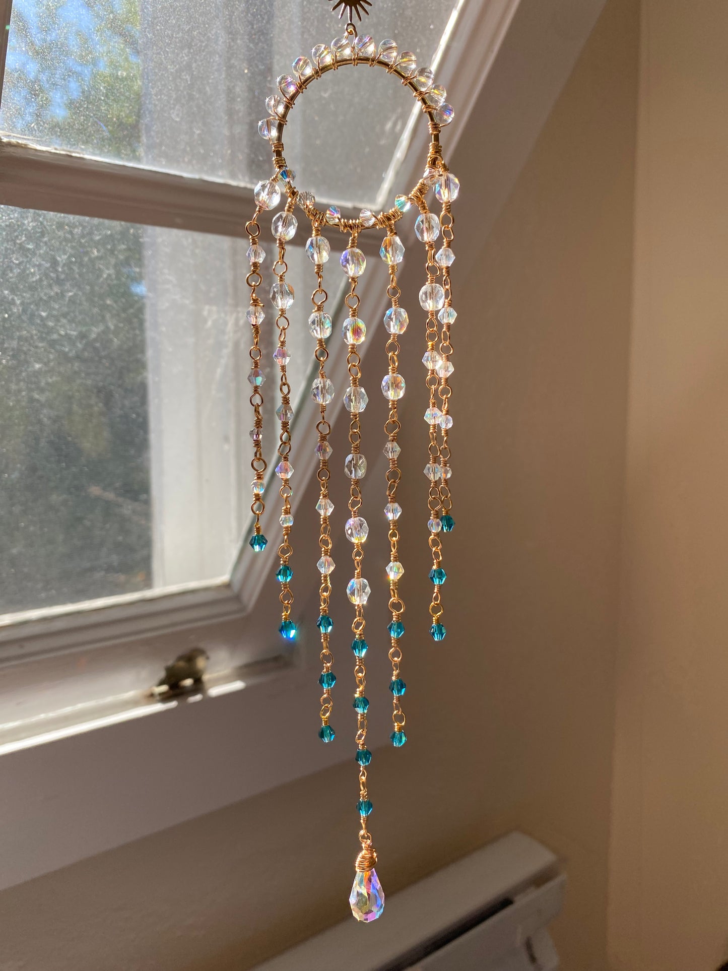 Angel Suncatcher with Crystal Wings